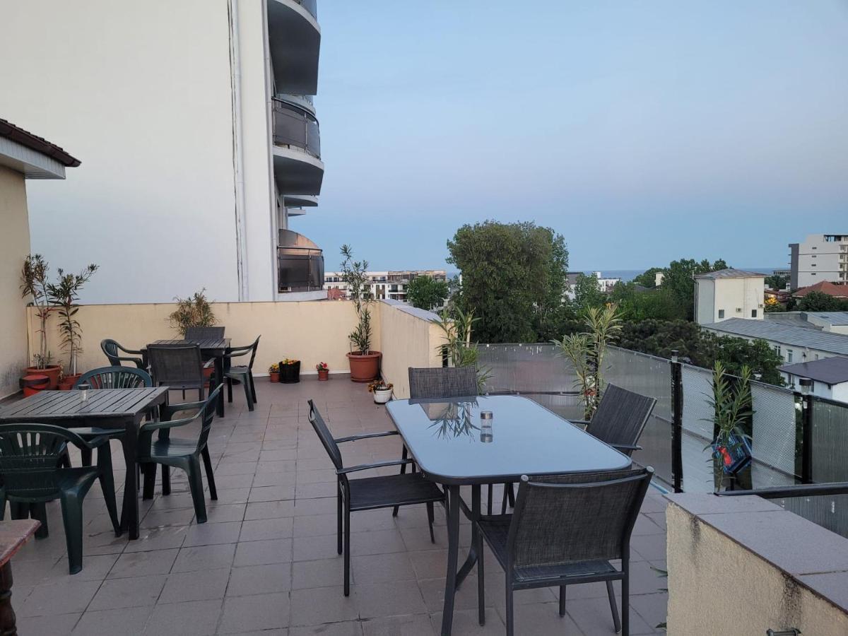 Cazare Eforie Nord, Plaja Acapulco, Garsoniere Four Studios, Bucatarie Comuna, Baie Proprie, Etaj 4, Fara Lift Exteriör bild